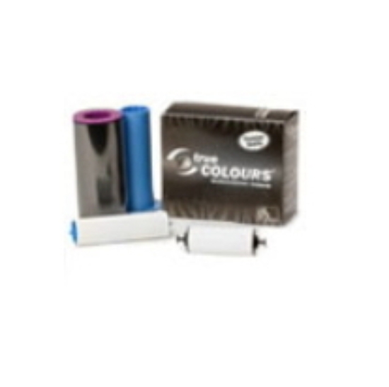 Imagen de ZEBRACARD, CONSUMABLES, RIBBON, MONO -METALLIC SILVER, 1500 IMAGES, ZC100/ZC300