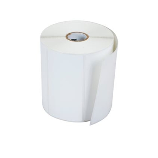 Imagen de BROTHER MOBILE, 2"X4" DT PREM PAPER LABEL, 5"OD/1"CORE, 435 LABELS/ROLL, 8 ROLLS/CASE (WARNING: CANCER RISK FROM EXPOSURE TO BISPHENOL S (BPS)