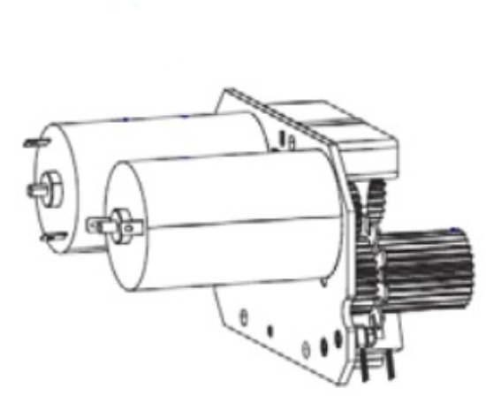 Imagen de ZEBRA AIT, PART, KIT RIBBON DRIVE SYSTEM NEW DESIGN ZE500 LH SERIES. ONLY FOR LH ZE500 PRINTERS THAT CURRENTLY HAVE RIBBON DRIVE MOTOR 44197-502 INSTALLED
