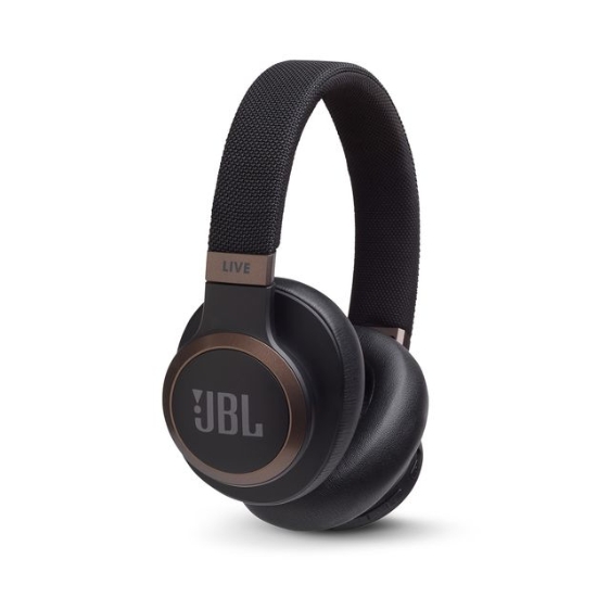 Imagen de JBL LIVE 650BTNC - Auriculares con diadema con micro - tamaño completo - Bluetooth - inalámbrico - cancelación de sonido activo - conector de 3,5 mm - negro