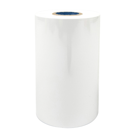 Imagen de BROTHER MOBILE, 110MM (4.33") WIDE TT STANDARD WHITE INK RIBBON (FOR BMSLTXXX RED, GREEN & BLUE LABELS), 1" CORE, 300M/ROLL, 1 ROLL + TAKEUP CORE/UNIT