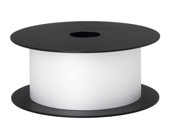 Imagen de BROTHER MOBILE, 2" WIDE TT UL-969 CONTINUOUS WHITE LABEL (USE BMSLPR03 INK RIBBON), 2MIL,5"OD/1"CORE,150FT/ROLL, 1 ROLL/UNIT