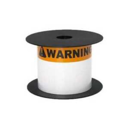 Imagen de BROTHER MOBILE, 3"X5" TT ANSI/OSHA WARNING 3/4" ORG HEADER WHITE VINYL LABEL (USE BMSLPR03XX RIBBONS),3MIL,5+YRS,5"OD/1"CORE,200LBLS/ROLL,1ROLL/UNIT (WARNING: CANCER RISK FROM EXPOSURE TO BISPHENOL S