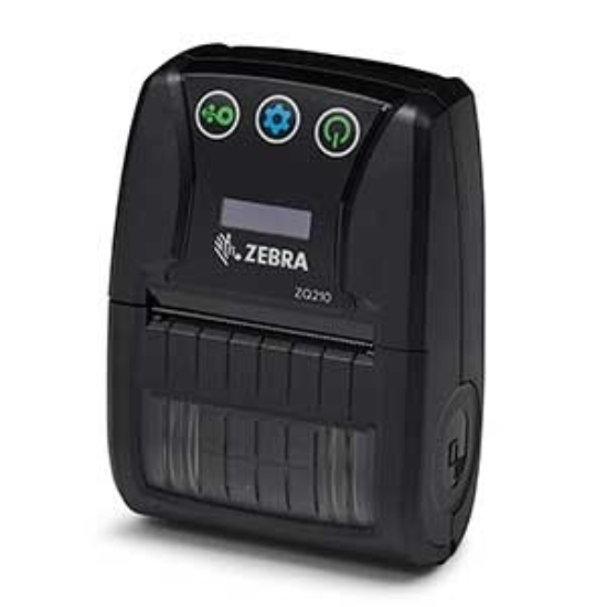 Imagen de ZEBRA AIT, TT PRINTER ZQ210; 2.25INCH DT PRINTER, BLUETOOTH, LINERLES PRINTING, BELT CLIP, USB CABLE, ENGLISH/LATIN/CYRILLIC