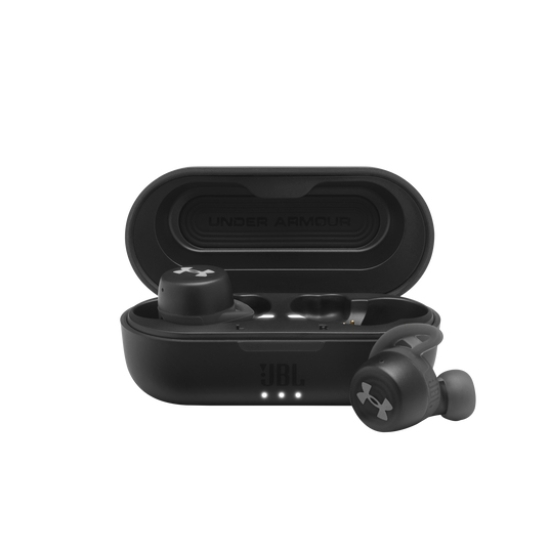 Imagen de JBL Under Armour True Wireless Streak - Auriculares inalámbricos con micro - en oreja - Bluetooth - negro