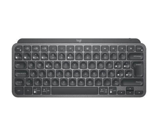 Imagen de Logitech MX Keys Mini - Teclado - Inalámbrico - Español - USB / Bluetooth - Ergonomic Design - Grafito