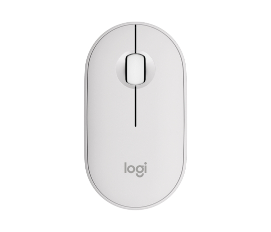 Imagen de Logitech Pebble Mouse 2 M350s - Ratón - óptico - 3 botones - inalámbrico - Bluetooth - blanco