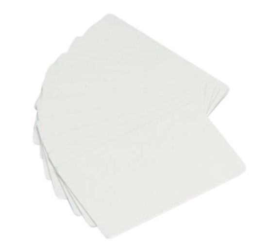 Imagen de ZEBRACARD, NON BRANDED, CONSUMABLES, WHITE PREMIER PVC BLANK CR-80 30 MIL CARD, 500 CARDS PER BOX, PRICED PER BOX