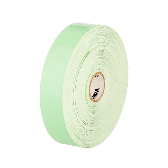 Imagen de ZEBRA, CONSUMABLES, GREEN Z-BAND FUN POLYPROPYLENE WRISTBAND, DIRECT THERMAL, 25.4 X 254MM, 1" X 10", 1" CORE, 5" OD, PERFORATED, 350 WRISTBANDS PER ROLL, 4 ROLLS PER CASE