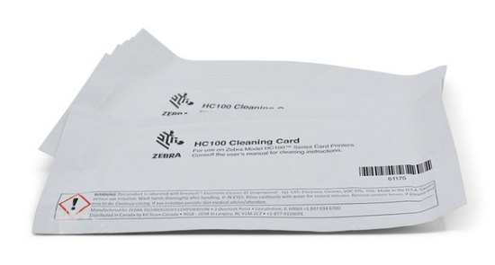 Imagen de ZEBRA AIT, HC100, ACCESSORY, CLEANING CARD KIT, 10 EACH