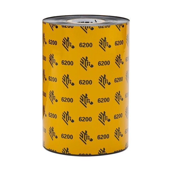 Imagen de ZEBRA, CONSUMABLES, RESIN RIBBON, 3.27" X 1476', 1" CORE, 6 ROLLS PER CASE, PRICED PER CASE