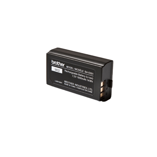 Imagen de BROTHER MOBILE, LI-ON RECHARGEABLE BATTERY PACK, COMPATIBLE WITH PT-E300, E500, E550W, H300, H500, P700, AND P750W