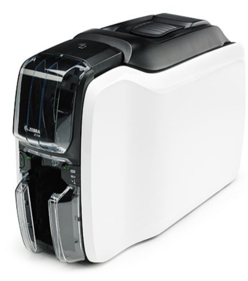 Imagen de Zebra ZC100 impresora de tarjeta plástica Pintar por sublimación/Transferencia térmica Color 300 x 300 DPI