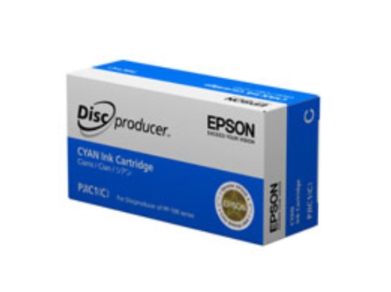 Imagen de EPSON, PJIC1-C, CONSUMABLES, CYAN INK CARTRIDGE FOR DISCPRODUCER
