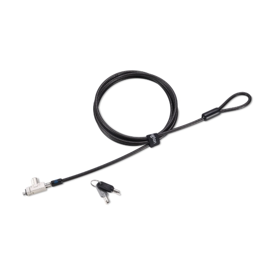 Imagen de Kensington N17 Keyed Laptop Lock for Wedge Shaped Slots - Bloqueo de cable de seguridad - 1.83 m