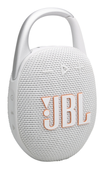 Imagen de JBL Clip 5 - Altavoz - para uso portátil - inalámbrico - Bluetooth - controlado por aplicación - 7 vatios - blanco