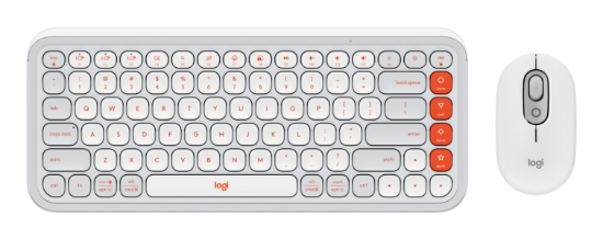 Imagen de Logitech - Keyboard and mouse set - Spanish - Off white - 920-013055