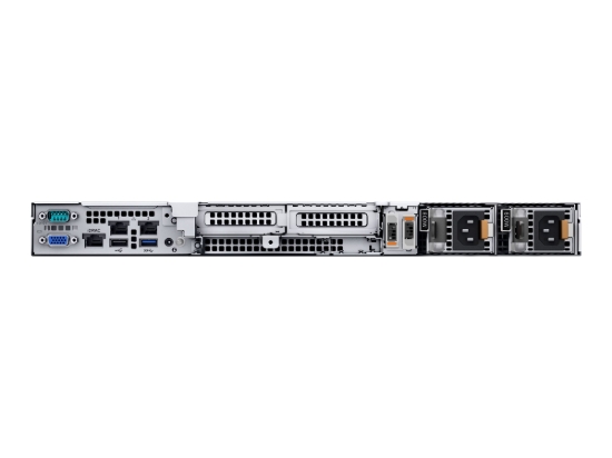 Imagen de Dell PowerEdge R350 - Servidor - se puede montar en bastidor - 1U - 1 vía - 1 x Xeon E-2378 / hasta 4.8 GHz - RAM 16 GB - SAS - hot-swap 3.5" bahía(s) - SSD 480 GB - Mixed Use - Matrox G200 - Gigabit 