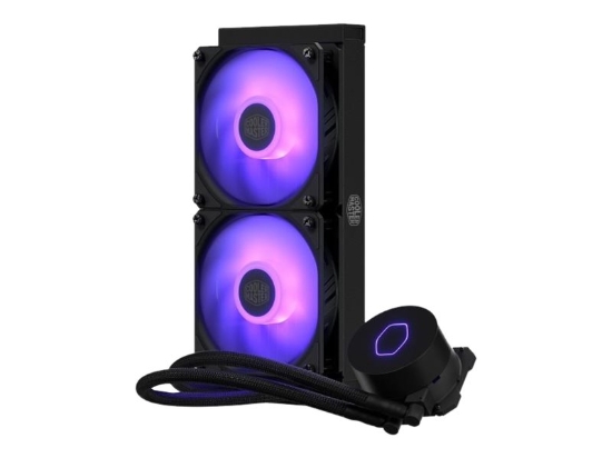 Imagen de Cooler Master MasterLiquid ML240L V2 RGB - Sistema de refrigeración líquida del procesador - (para: LGA1156, AM2, AM2+, LGA1366, AM3, LGA1155, AM3+, LGA2011, FM1, FM2, LGA1150, FM2+, LGA2011-3, LGA115