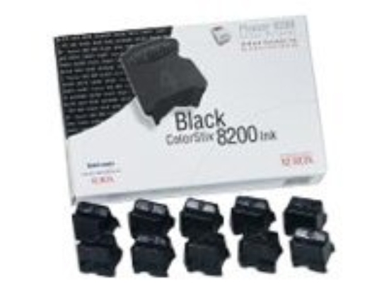 Imagen de Xerox ColorStix Phaser 8200 - Negro - tintas sólidas - para Phaser 8200B, 8200DP, 8200DX, 8200MB, 8200MDP, 8200MDX, 8200MN, 8200N