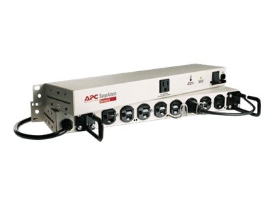 Imagen de APC SurgeArrest NET9RM - Protector contra sobretensiones (montaje en bastidor) - CA 120 V - conectores de salida: 9 - beige