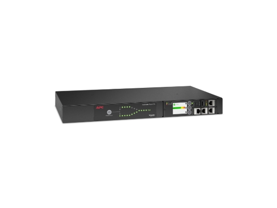 Imagen de APC NetShelter - Conmutador de transferencia automática (montaje en bastidor) - CA 200/208 V - 3300 VA - 1 fase - USB, Ethernet 10/100/1000 - input: NEMA L6-20P 16A - conectores de salida: 9 (IEC 6032