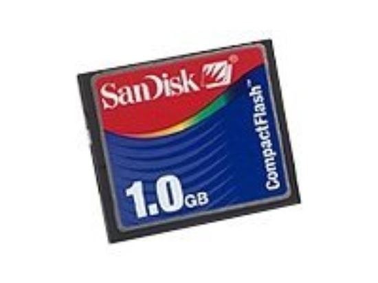 Imagen de SanDisk - Tarjeta de memoria flash - 1 GB - CompactFlash - para Brother HL-7050; HP Pavilion Media Center m1150, m1180, m1250, m1261, m1270, m1280, m7070