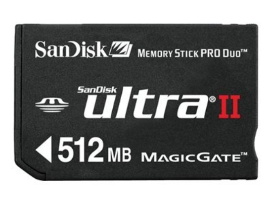 Imagen de SanDisk Ultra II - Tarjeta de memoria flash - 512 MB - MS PRO DUO