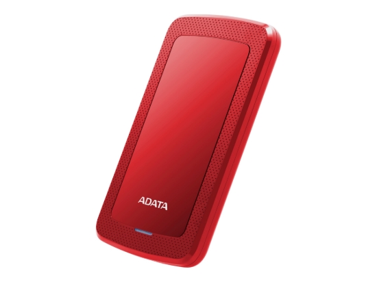 Imagen de ADATA HV300 - Disco duro - 2 TB - externo (portátil) - USB 3.1 - AES de 256 bits - rojo