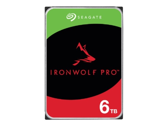 Imagen de Seagate IronWolf Pro ST6000NT001 - Disco duro - 6 TB - interno - 3.5" - SATA 6Gb/s - 7200 rpm - búfer: 256 MB - con Recuperación de datos Seagate Rescue de 3 años