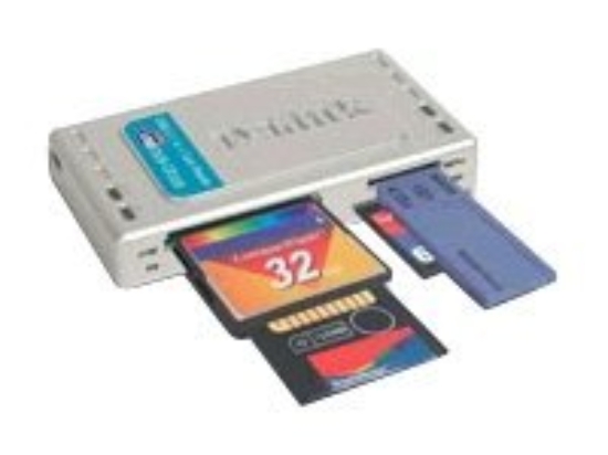 Imagen de D-Link DUB-CR100 - Lector de tarjetas (MS, MS PRO, Microdrive, MMC, SD, SM, CF) - USB 2.0