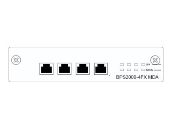 Imagen de Nortel - Adaptador de red - Ranura de expansión - 10/100 Ethernet x 4 - para BayStack Business Policy Switch 2000; Ethernet Switch 460-24T-PWR