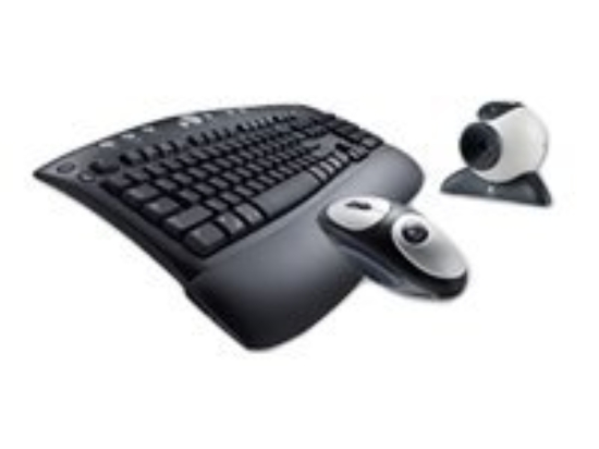 Imagen de Logitech Access Trio - Juego de teclado y ratón - inalámbrico - RF - negro