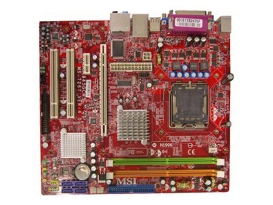 Imagen de MSI 945GCM5-F - Placa base - micro ATX - Socket LGA775 - i945GC Chipset - Gigabit LAN - gráficos en la placa - HD Audio (8-canales)