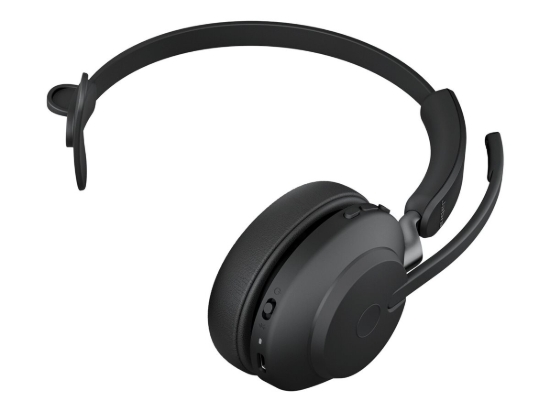 Imagen de Jabra Evolve2 65 UC Mono - Auricular - en oreja - convertible - Bluetooth - inalámbrico - USB-C - aislamiento de ruido - negro