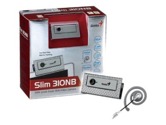 Imagen de Genius Slim 310NB - Webcam - color - 0,3 MP - USB 2.0 - AVI