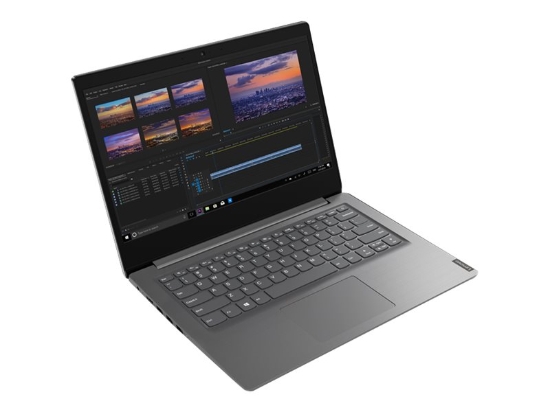 Imagen de Lenovo V14 IGL 82C2 - Intel Celeron - N4020 / hasta 2.8 GHz - Win 10 Home 64 bit - UHD Graphics 600 - 4 GB RAM - 128 GB SSD NVMe - 14" TN 1366 x 768 (HD) - Wi-Fi 5 - gris hierro - kbd: español