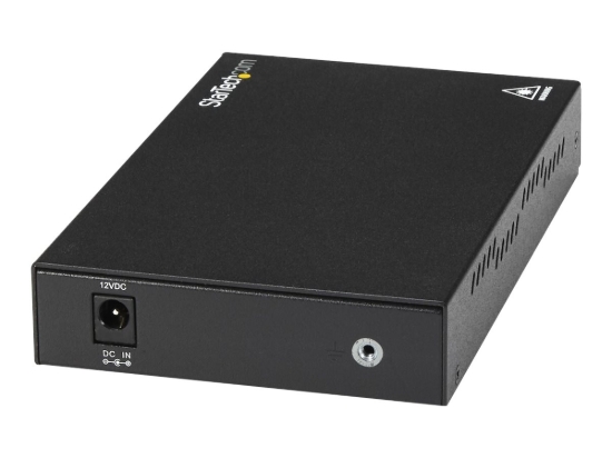 Imagen de StarTech.com Conversor de Medios de Ethernet Gigabit de Cobre a Fibra - Monomodo LC - 10km - Conversor de soportes de fibra - 1GbE - 100Base-LX, 1000Base-T - RJ-45 / modo simple LC - hasta 10 km - 131