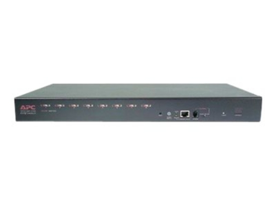 Imagen de APC 8 Port Multi-Platform Analog KVM - Conmutador KVM - 8 x KVM port(s) - 1 usuario local - sobremesa - para P/N: SCL400RMJ1U, SCL500RMI1UC, SCL500RMI1UNC, SMTL1000RMI2UC, SMTL750RMI2UC