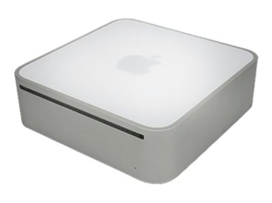 Imagen de Apple Mac mini - Core Duo - RAM 512 MB - HDD 80 GB - grabadora de DVD - GMA 950 - Gigabit Ethernet - MacOS X 10.4 - monitor: ninguno - teclado: EE. UU. - aluminio anodizado
