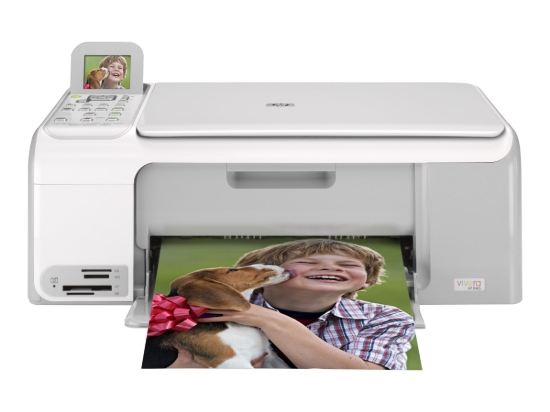 Imagen de HP Photosmart C4180 All-in-One - Impresora multifunción - color - chorro de tinta - 216 x 297 mm (original) - hasta 30 ppm (copiando) - hasta 30 ppm (impresión) - 100 hojas - USB
