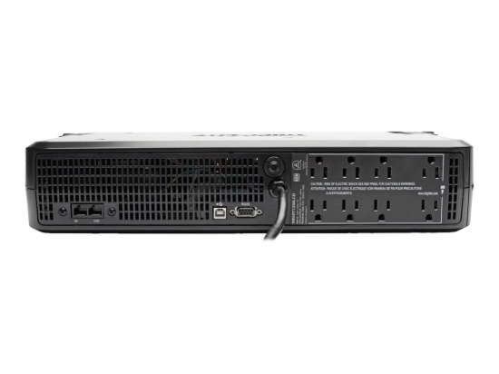 Imagen de Eaton Tripp Lite Series UPS Smart LCD 1500VA 900W 120V Line-Interactive UPS - 8 Outlets, USB, DB9, 2U Rack/Tower Battery Backup - UPS - CA 120 V - 900 vatios - 1500 VA - conectores de salida: 8 - 2U -