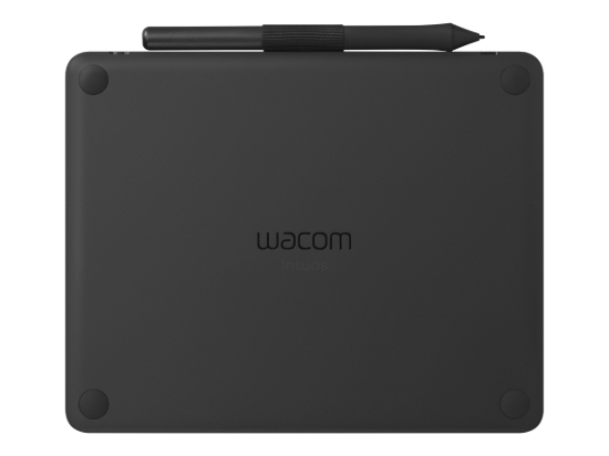Imagen de Wacom Intuos Tableta de lápiz creativa Small - Digitalizador - 15.2 x 9.5 cm - electromagnético - 4 botones - inalámbrico, cableado - USB, Bluetooth - negro