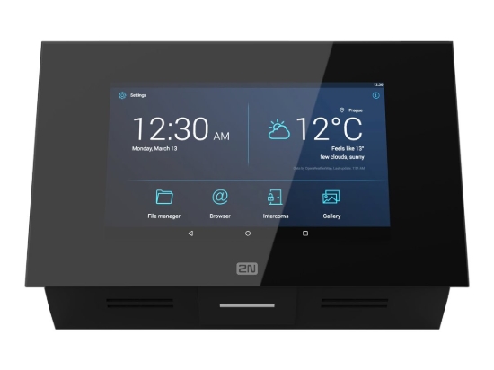Imagen de 2N Indoor Touch - 2.0 - panel táctil - cableado - 10/100 Ethernet - negro