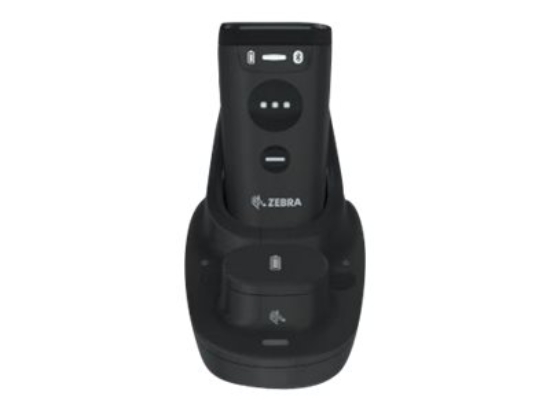 Imagen de Zebra Single-slot Charge Communication Cradle - Base de carga para el escáner de código de barras + cargador de batería - negro medianoche - para Zebra CS60, CS6080, CS60-HC