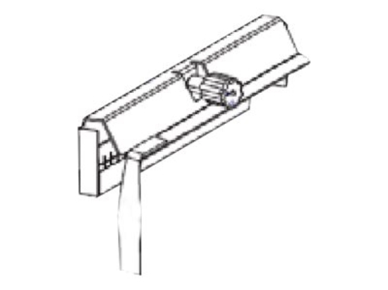 Imagen de Zebra - Cepillo estático y protección para cortadora - para Z Series ZM400