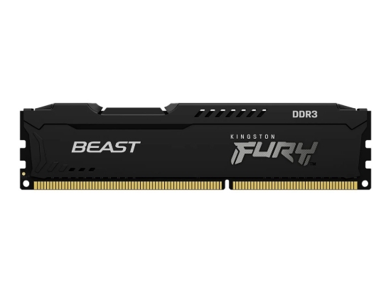 Imagen de Kingston FURY Beast - DDR3 - módulo - 8 GB - DIMM de 240 contactos - 1600 MHz / PC3-12800 - CL10 - 1.5 V - sin búfer - no ECC - negro