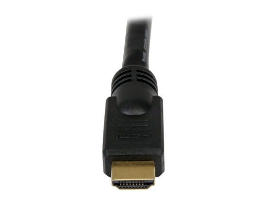Imagen de StarTech.com 50 ft High Speed HDMI Cable M/M - 4K @ 30Hz - No Signal Booster Required - HDMI to HDMI - Audio/Video - Gold-Plated (HDMM50) - Cable HDMI - HDMI macho a HDMI macho - 15.2 m - blindado - n