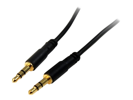 Imagen de StarTech.com Cable Delgado de 91cm de Audio Estéreo Conector Mini Jack 3,5mm - Plug TRRS - Macho a Macho - Cable de audio - mini-phone stereo 3.5 mm macho a mini-phone stereo 3.5 mm macho - 91 cm - ne