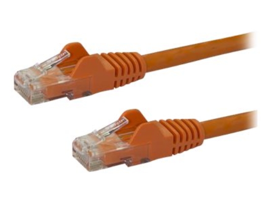 Imagen de StarTech.com Cable de Red de 0,5m Naranja Cat6 UTP Ethernet Gigabit RJ45 sin Enganches - Latiguillo Snagless de 50cm - Cable de red - RJ-45 (M) a RJ-45 (M) - 50 cm - UTP - CAT 6 - moldeado, sin enganc